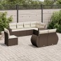 Set sofás de jardín 8 piezas y cojines ratán sintético marrón de , Conjuntos de jardín - Ref: Foro24-3253980, Precio: 600,89 ...