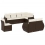 Set sofás de jardín 8 piezas y cojines ratán sintético marrón de , Conjuntos de jardín - Ref: Foro24-3253980, Precio: 600,89 ...
