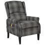 Sillón de masaje reclinable de tela gris de , Sillones de masaje eléctricos - Ref: Foro24-329304, Precio: 235,27 €, Descuento: %