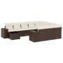 Set de sofás de jardín 11 pzas cojines ratán sintético marrón de , Conjuntos de jardín - Ref: Foro24-3255470, Precio: 695,05 ...