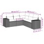 Set comedor de jardín 5 piezas y cojines ratán sintético marrón de , Conjuntos de jardín - Ref: Foro24-3222552, Precio: 372,4...