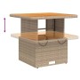 Set comedor de jardín 3 pzas con cojines ratán sintético beige de , Conjuntos de jardín - Ref: Foro24-3277409, Precio: 391,47...