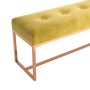 Banco de terciopelo amarillo mostaza 110x36x45 cm de , Bancos para recibidores y almacenamiento - Ref: Foro24-350602, Precio:...