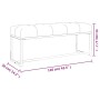 Banco de terciopelo amarillo mostaza 110x36x45 cm de , Bancos para recibidores y almacenamiento - Ref: Foro24-350602, Precio:...
