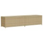 Caja de almacenaje de jardín ratán sintético beige mezcla 469L de , Cajas de almacenaje para exteriores - Ref: Foro24-365331,...