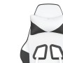 Silla gaming de masaje cuero sintético blanco y negro de , Sillones para videojuegos - Ref: Foro24-345409, Precio: 120,30 €, ...