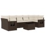 Set sofás de jardín 8 piezas y cojines ratán sintético marrón de , Conjuntos de jardín - Ref: Foro24-3252280, Precio: 534,44 ...