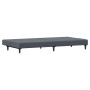 Sofá cama de 2 plazas con taburete terciopelo gris oscuro de , Sofás - Ref: Foro24-3216232, Precio: 286,73 €, Descuento: %