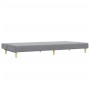 Sofá cama de 2 plazas con taburete tela gris claro de , Sofás - Ref: Foro24-3216224, Precio: 289,30 €, Descuento: %