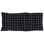 Cojines para silla respaldo alto 6 uds tela a cuadros negro de , Cojines para sillas y sofás - Ref: Foro24-377652, Precio: 11...
