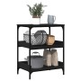 Carrito de cocina madera de ingeniería negro 60x41x80,5 cm de , Carros de cocina y comedor - Ref: Foro24-842401, Precio: 82,8...