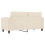 Sofá de 2 plazas de tela de microfibra beige 140 cm de , Sofás - Ref: Foro24-359566, Precio: 291,77 €, Descuento: %