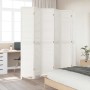 Biombo separador de 6 paneles madera maciza Paulownia blanco de , Divisores de ambientes - Ref: Foro24-358844, Precio: 203,97...