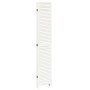 Biombo separador de 6 paneles madera maciza Paulownia blanco de , Divisores de ambientes - Ref: Foro24-358844, Precio: 203,97...