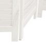 Biombo separador de 6 paneles madera maciza Paulownia blanco de , Divisores de ambientes - Ref: Foro24-358844, Precio: 203,97...