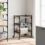 Carrito de cocina madera ingeniería roble Sonoma 50x35x75,5 cm de , Carros de cocina y comedor - Ref: Foro24-842347, Precio: ...
