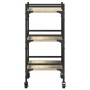 Carrito de cocina madera ingeniería roble Sonoma 50x35x75,5 cm de , Carros de cocina y comedor - Ref: Foro24-842347, Precio: ...