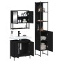 Juego de muebles de baño 3 pzas madera contrachapada negro de , Muebles de baño - Ref: Foro24-3214680, Precio: 188,30 €, Desc...