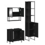 Juego de muebles de baño 3 pzas madera contrachapada negro de , Muebles de baño - Ref: Foro24-3214680, Precio: 188,30 €, Desc...
