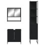 Juego de muebles de baño 3 pzas madera contrachapada negro de , Muebles de baño - Ref: Foro24-3214680, Precio: 188,30 €, Desc...