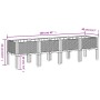 Jardinera con patas PP gris claro 160x40x42 cm de , Maceteros y jardineras - Ref: Foro24-367902, Precio: 91,16 €, Descuento: %