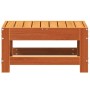 Taburete de jardín madera de pino marrón cera 62x30x32 cm de , Sofás modulares de exterior - Ref: Foro24-844895, Precio: 41,5...