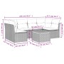 Set de sofás de jardín 7 pzas con cojines ratán sintético gris de , Conjuntos de jardín - Ref: Foro24-3255893, Precio: 484,08...