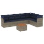 Set de sofás de jardín 8 pzas con cojines ratán sintético gris de , Conjuntos de jardín - Ref: Foro24-3256012, Precio: 573,66...