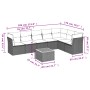 Set de sofás de jardín 8 pzas con cojines ratán sintético gris de , Conjuntos de jardín - Ref: Foro24-3256012, Precio: 573,66...