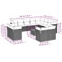 Set sofás de jardín con cojines 13 piezas ratán sintético gris de , Conjuntos de jardín - Ref: Foro24-3256285, Precio: 1,00 €...