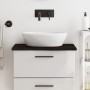Encimera baño madera maciza tratada marrón oscuro 60x60x2 cm de , Encimeras - Ref: Foro24-3156206, Precio: 44,84 €, Descuento: %