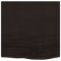 Encimera baño madera maciza tratada marrón oscuro 60x60x2 cm de , Encimeras - Ref: Foro24-3156206, Precio: 44,84 €, Descuento: %