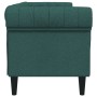 Sofá Chesterfield de 3 plazas tela verde oscuro de , Sofás - Ref: Foro24-372560, Precio: 350,49 €, Descuento: %