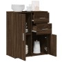 Aparador de madera de ingeniería marrón roble 60x31x70 cm de , Aparadores - Ref: Foro24-840484, Precio: 83,62 €, Descuento: %