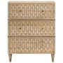Armario auxiliar madera maciza de mango 60x33x75 cm de , Aparadores - Ref: Foro24-358251, Precio: 159,41 €, Descuento: %