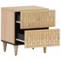 Mesitas de noche 2 uds madera maciza de mango 40x33x46 cm de , Mesitas de noche - Ref: Foro24-358247, Precio: 136,79 €, Descu...