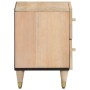 Mesitas de noche 2 uds madera maciza de mango 40x33x46 cm de , Mesitas de noche - Ref: Foro24-358247, Precio: 136,79 €, Descu...