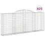Cestas de gaviones 25 uds forma de arco hierro 300x50x120/140cm de , Maceteros y jardineras - Ref: Foro24-3146554, Precio: 2,...