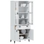Aparador alto VIKEN madera maciza de pino blanco 80x40x190 cm de , Aparadores - Ref: Foro24-3207147, Precio: 333,75 €, Descue...