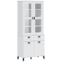 Aparador alto VIKEN madera maciza de pino blanco 80x40x190 cm de , Aparadores - Ref: Foro24-3207147, Precio: 333,75 €, Descue...