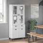 Aparador alto VIKEN madera maciza de pino blanco 80x40x190 cm de , Aparadores - Ref: Foro24-3207147, Precio: 333,75 €, Descue...