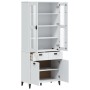 Aparador alto VIKEN madera maciza de pino blanco 80x40x190 cm de , Aparadores - Ref: Foro24-3207147, Precio: 333,75 €, Descue...