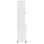 Aparador alto VIKEN madera maciza de pino blanco 80x40x190 cm de , Aparadores - Ref: Foro24-3207147, Precio: 333,75 €, Descue...
