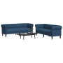 Juego de sofás 2 piezas tela azul de , Sofás - Ref: Foro24-3209206, Precio: 659,78 €, Descuento: %
