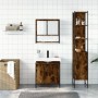 Set de muebles baño 3 pzas madera contrachapada roble ahumado de , Muebles de baño - Ref: Foro24-3214682, Precio: 191,94 €, D...