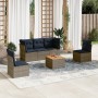 Set de sofás de jardín 6 pzas con cojines ratán sintético gris de , Conjuntos de jardín - Ref: Foro24-3255879, Precio: 415,64...