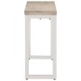Mesa consola madera maciza de mango y hierro 110x35x76 cm de , Mesas auxiliares - Ref: Foro24-376707, Precio: 162,79 €, Descu...