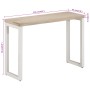 Mesa consola madera maciza de mango y hierro 110x35x76 cm de , Mesas auxiliares - Ref: Foro24-376707, Precio: 162,79 €, Descu...