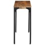 Mesa consola madera maciza de mango y hierro 110x35x76 cm de , Mesas auxiliares - Ref: Foro24-374901, Precio: 132,25 €, Descu...