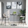 Base de mesa alta de bar acero cromado 45x90 cm de , Accesorios para mesas - Ref: Foro24-4007195, Precio: 63,55 €, Descuento: %